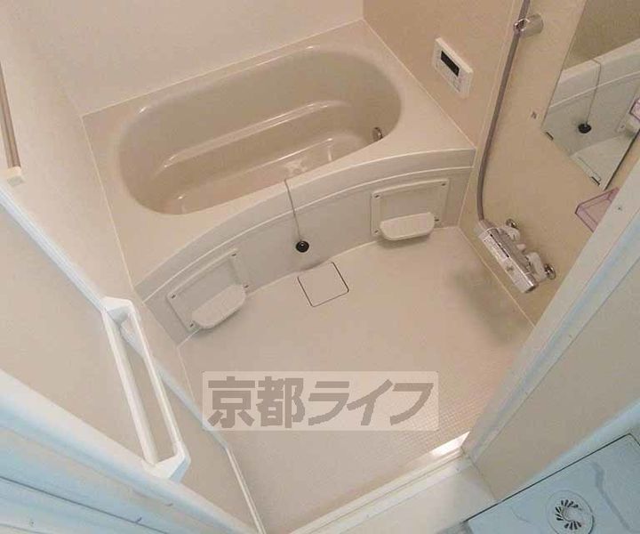 京都府京都市山科区西野山中臣町の賃貸アパートの風呂