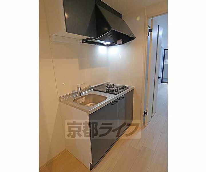 京都府京都市左京区静市市原町の賃貸マンションのキッチン
