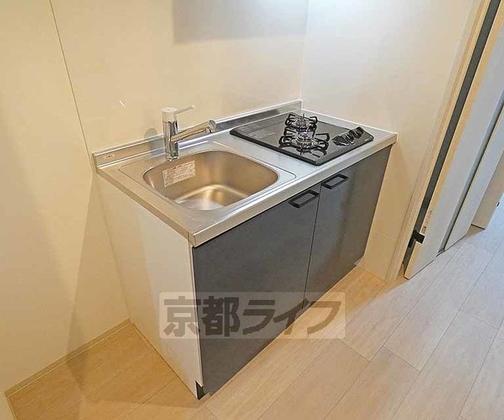 京都府京都市左京区静市市原町の賃貸マンションのキッチン