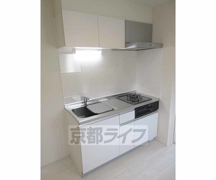 京都府京都市山科区音羽千本町の賃貸アパートのキッチン