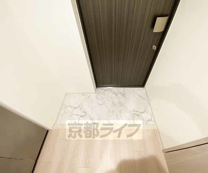 京都府京都市右京区西京極東側町の賃貸マンションの玄関