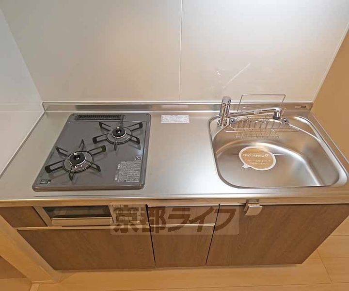 京都府京都市北区西賀茂井ノ口町の賃貸アパートのキッチン