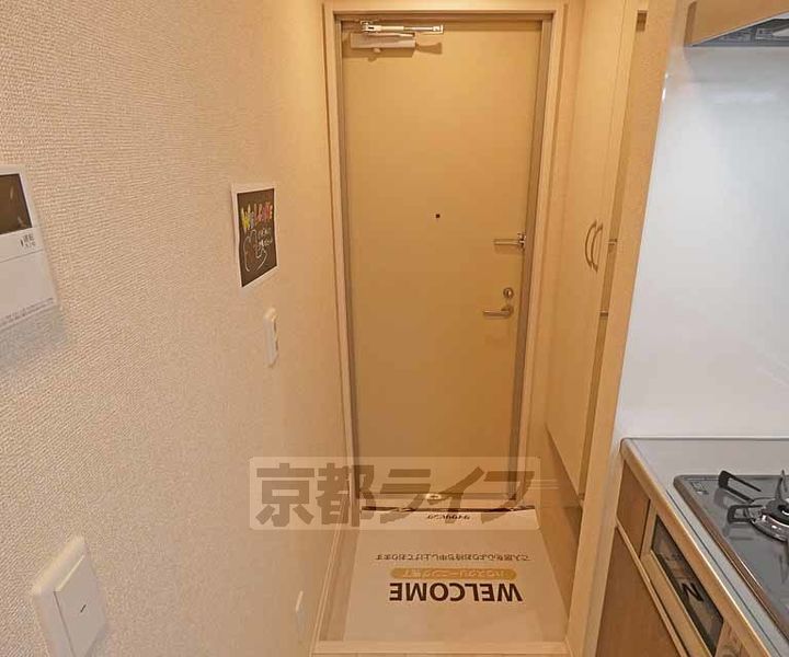 京都府京都市北区西賀茂井ノ口町の賃貸アパートの玄関