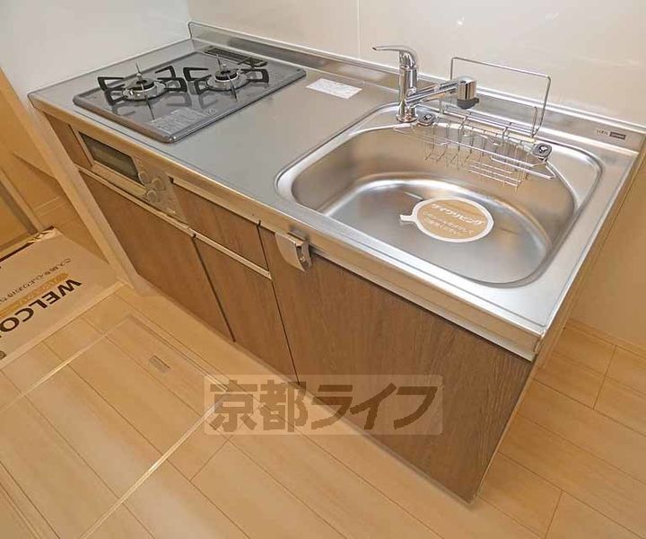 京都府京都市北区西賀茂井ノ口町の賃貸アパートのキッチン