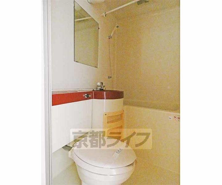 京都府京都市下京区七条御所ノ内北町の賃貸マンションの風呂