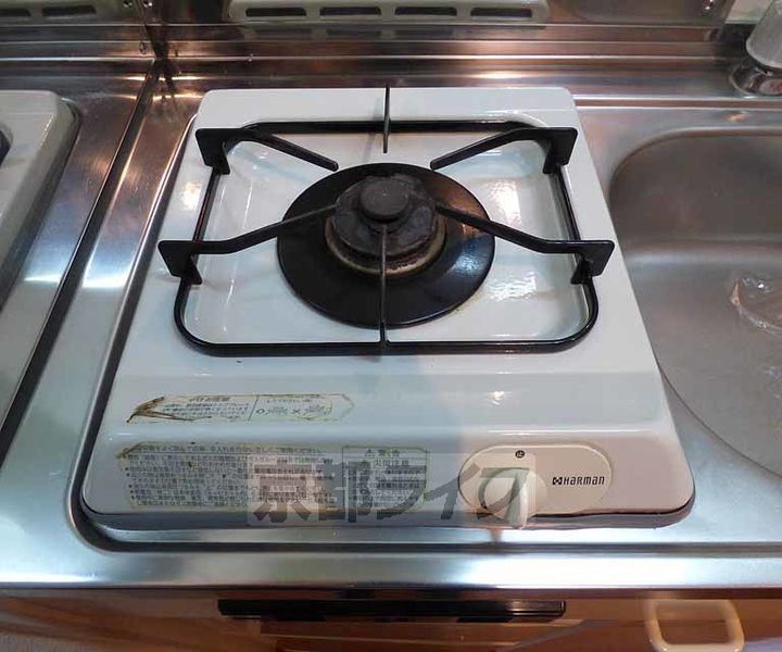 京都府京都市下京区松原通室町東入ル玉津島町の賃貸マンションのキッチン