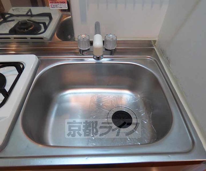 京都府京都市下京区松原通室町東入ル玉津島町の賃貸マンションのキッチン