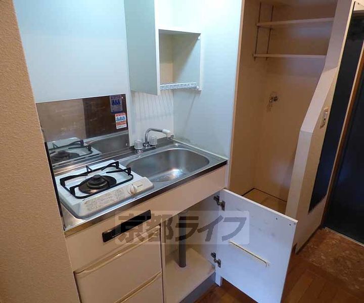 京都府京都市下京区松原通室町東入ル玉津島町の賃貸マンションのキッチン