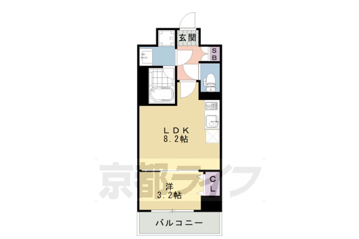レオンコンフォート西大路御池の間取り