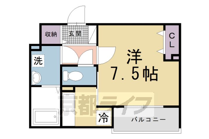 サンレーベ東垣外204の間取り