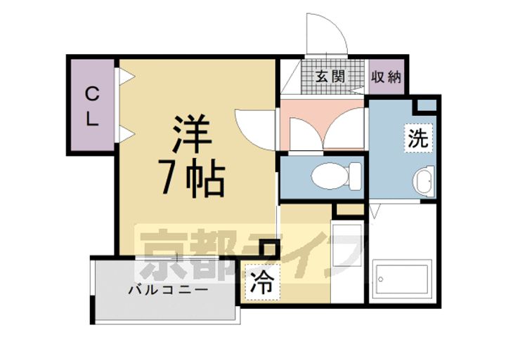サンレーベ東垣外202の間取り