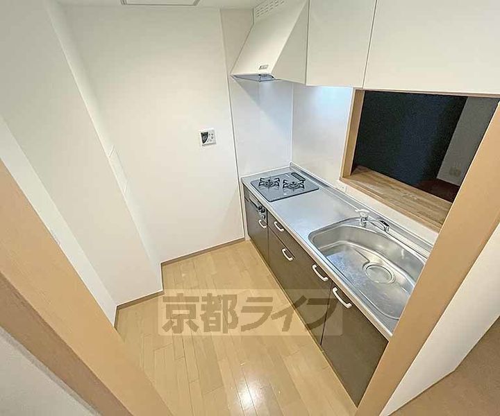 京都府京都市中京区蟷螂山町の賃貸マンションのキッチン