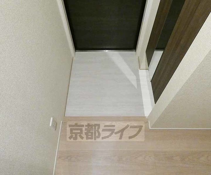 GRAMM六地蔵 B棟の玄関
