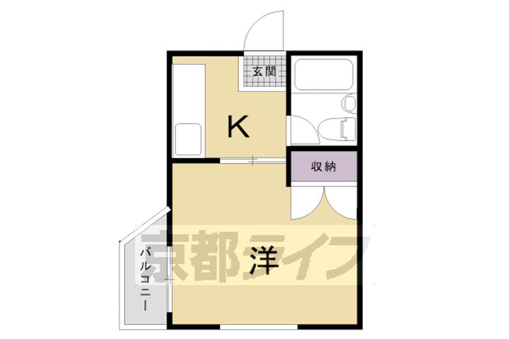 シティーハウスSAKA PARTⅡ108の間取り