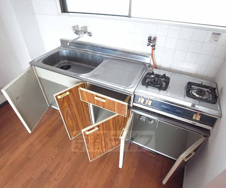 京都府城陽市寺田の賃貸マンションのキッチン