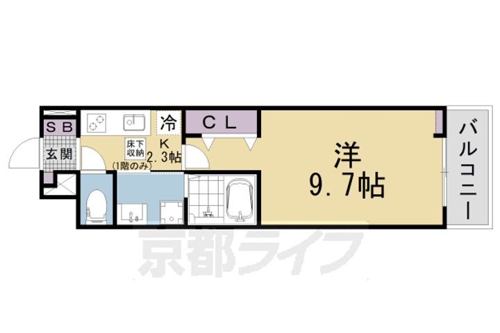 サニーサイド・レオの間取り
