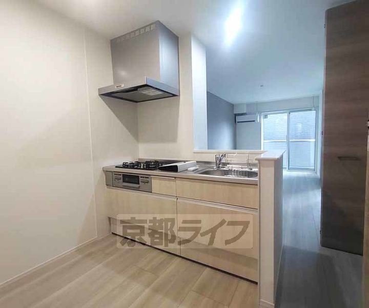 京都府京都市南区久世築山町の賃貸アパートのキッチン
