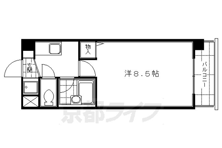 メゾン・チェリー2-Dの間取り