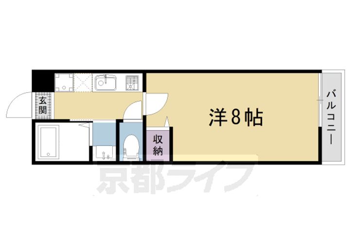 フォルトゥーナ鷹峯212の間取り