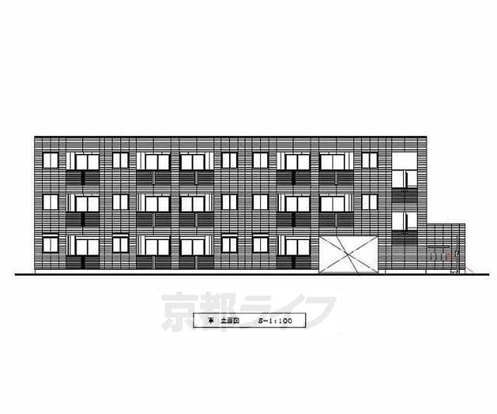 京都府京都市右京区西京極北裏町の賃貸マンションの外観