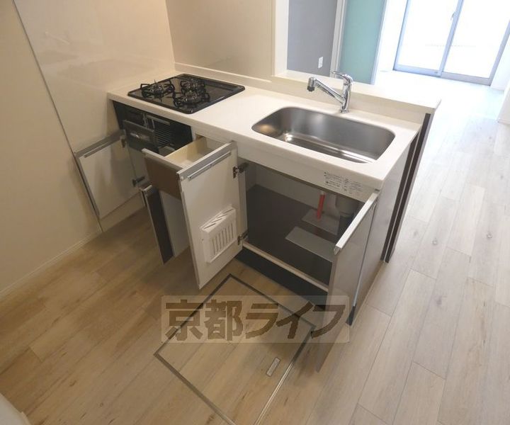 京都府京都市北区大北山原谷乾町の賃貸アパートの内装