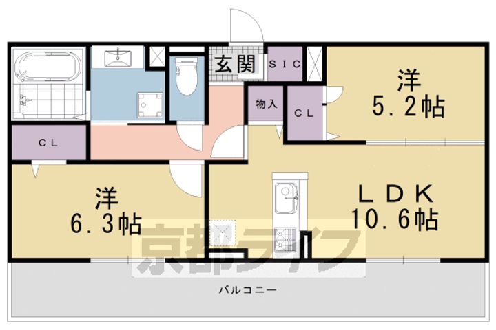 ミルソレアードの間取り