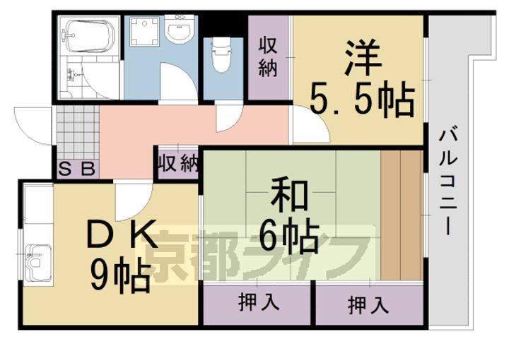 フラット8202の間取り