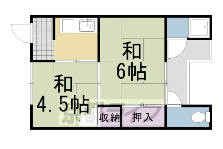 第一・第二日ノ出荘2の間取り