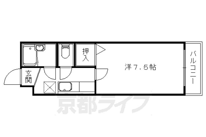 サンパール201の間取り