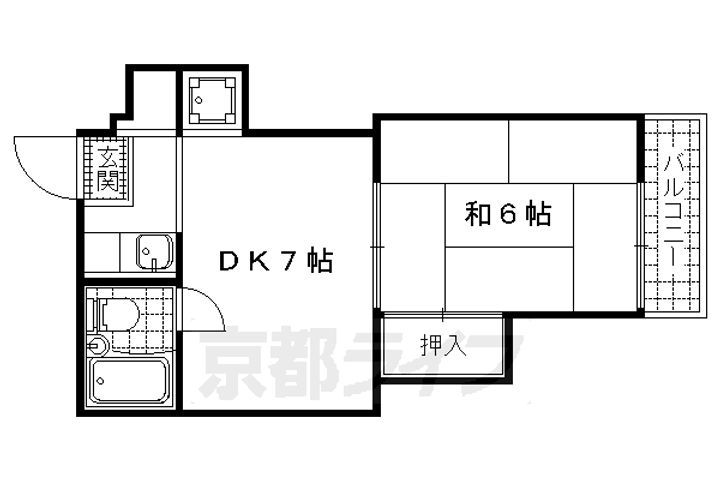 第二ふもとビル302の間取り