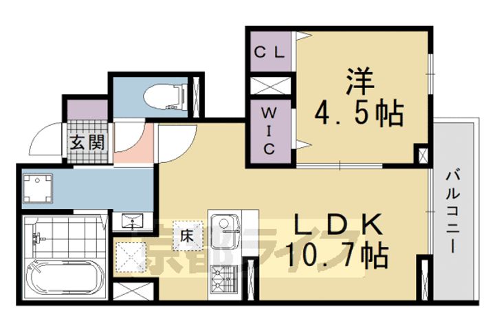 キャッスルヴュー山口の間取り
