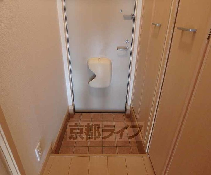 大阪府枚方市渚東町の賃貸アパートの玄関