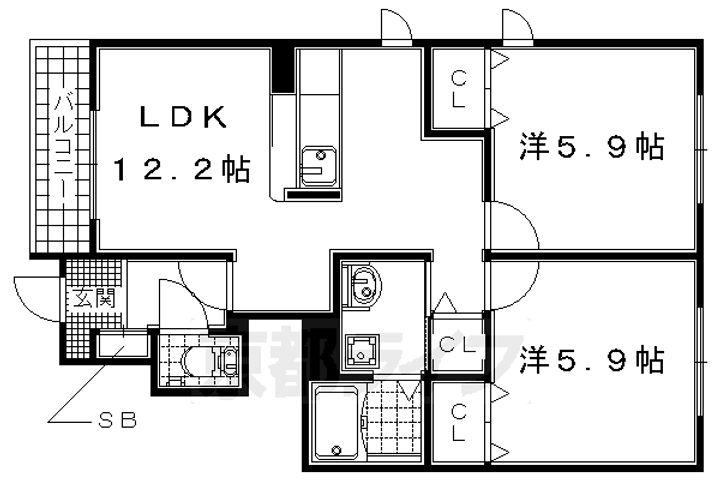 サン フォレスト101の間取り