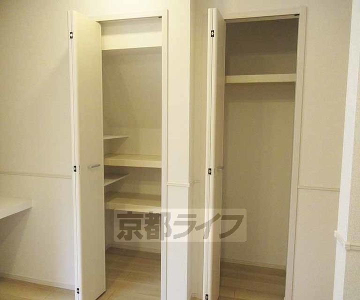 京都府木津川市市坂久保川の賃貸アパートの内装