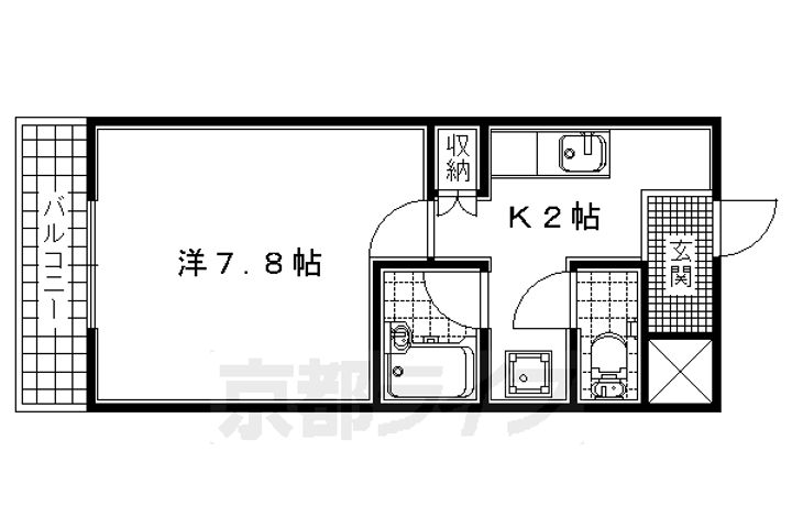 M’PLAZA大住弐番館の間取り