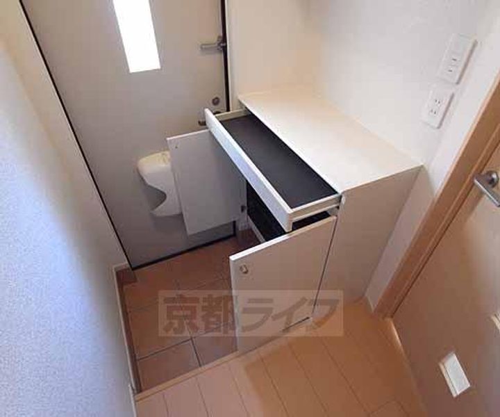 京都府京田辺市東鍵田の賃貸アパートの内装