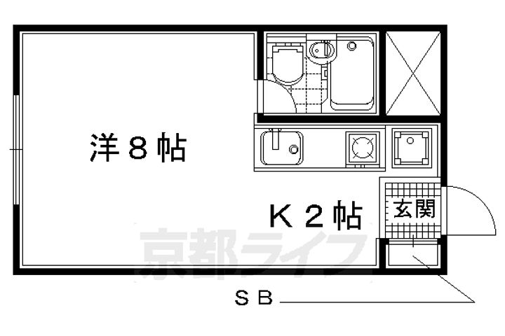 メゾン菱風203の間取り