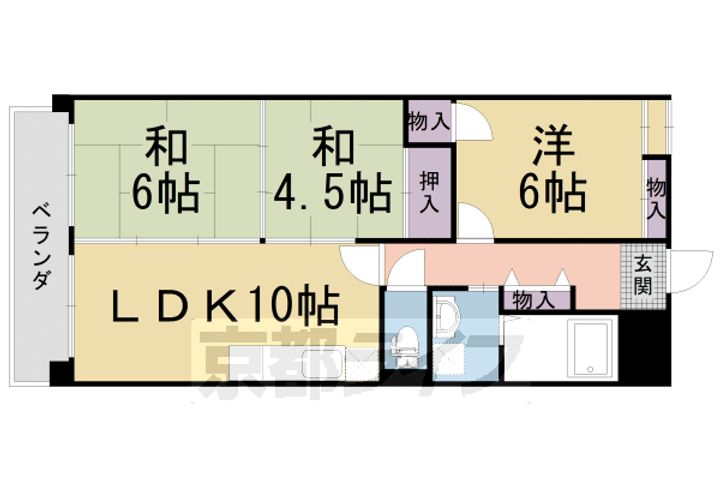 グランビア京都の間取り
