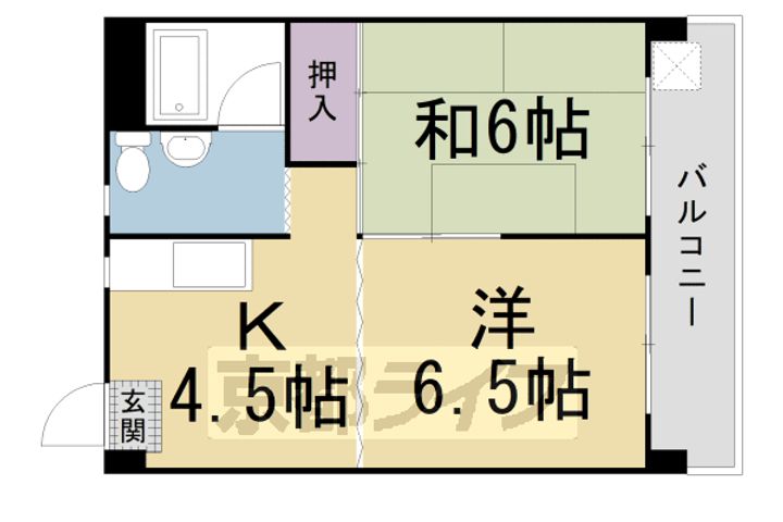 レジデンス・オザック508の間取り