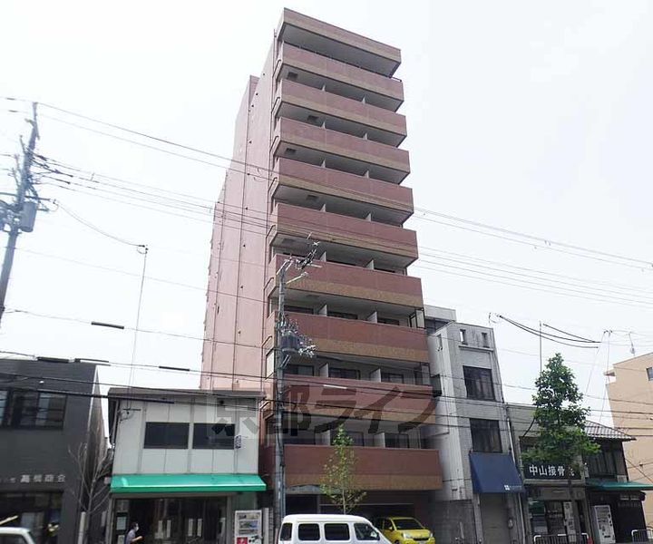京都府京都市中京区壬生梛ノ宮町の賃貸マンションの外観