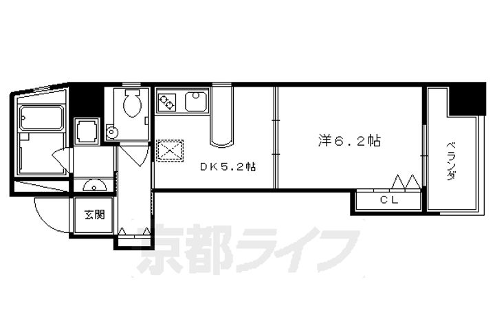 ブローニュ姉小路の間取り