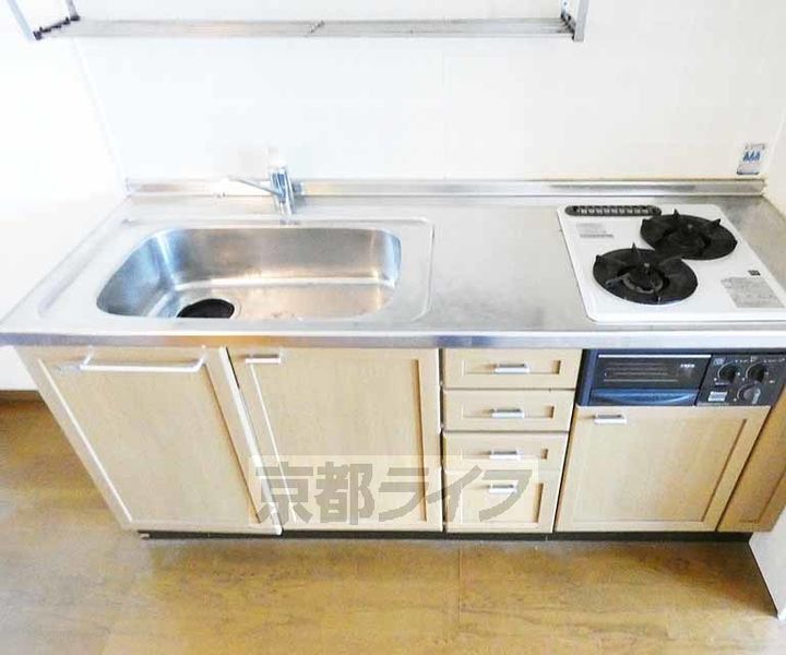 京都府京都市南区吉祥院這登中町の賃貸アパートのキッチン