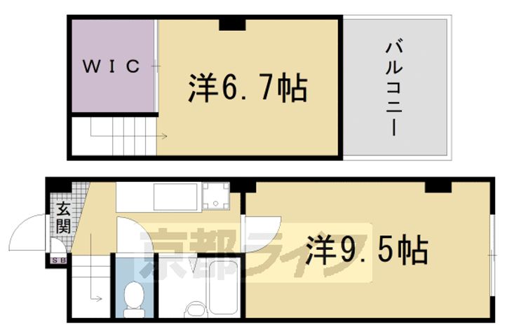 ハウスオブローゼⅡの間取り