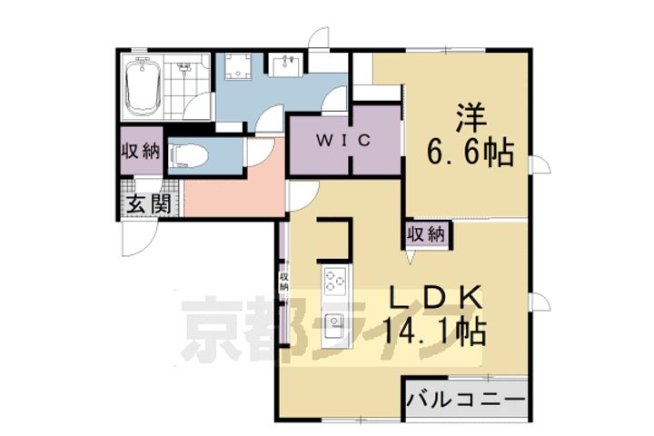 アネックス澤野井108の間取り