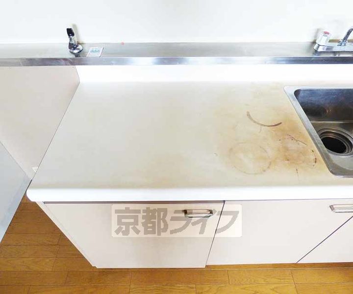 京都府京都市右京区西院乾町の賃貸マンションのキッチン