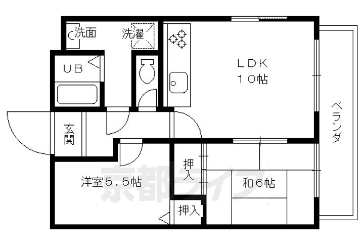 クリアサガ嵐山の間取り