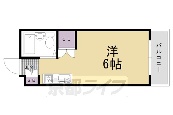 竹田ハイツの間取り