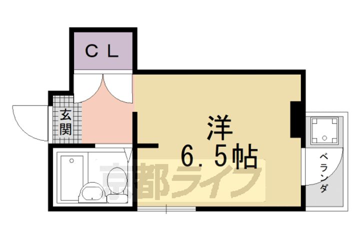 コスモプラザコマツ201の間取り