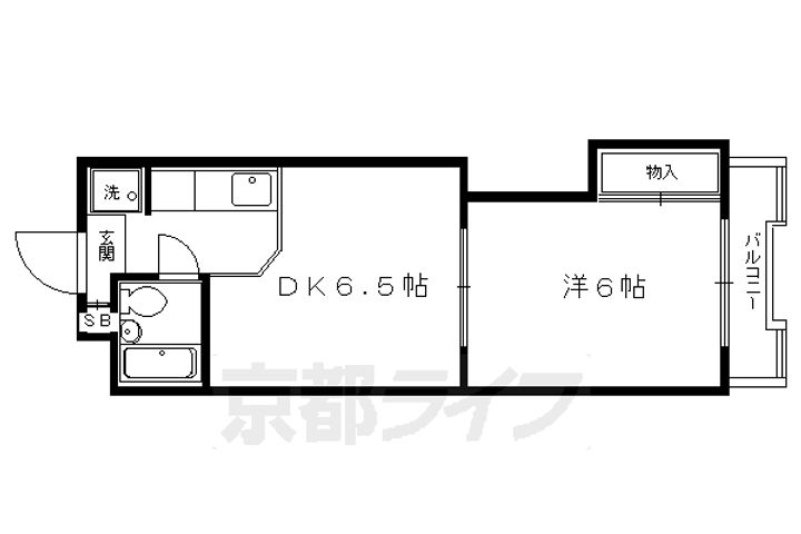 ヴィラビアンカⅢ207の間取り