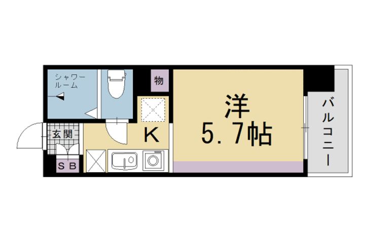 深江ビル603の間取り